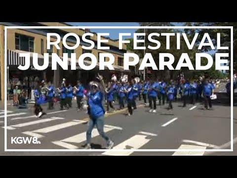 Raw video: Portland Rose Festival Junior Parade