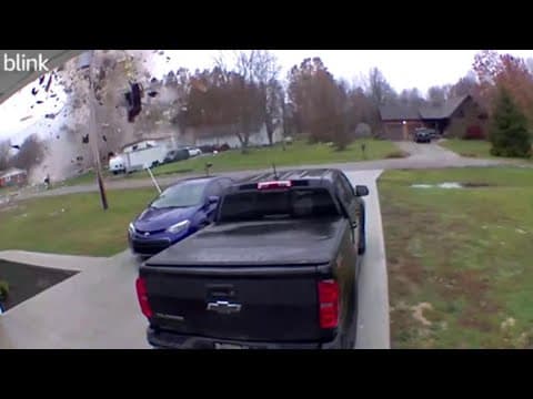 Video shows deadly house explosion in Ohio