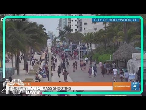 Shooting at Florida beach boardwalk: 9 people hurt, including a 1-year-old