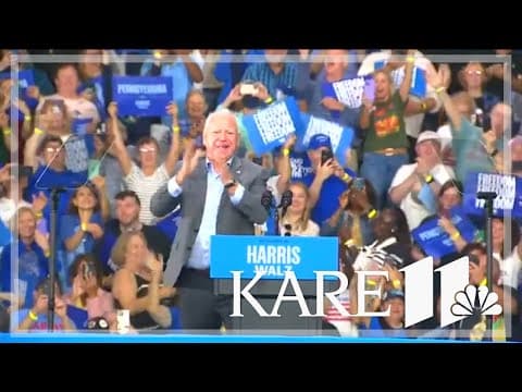 Walz willing to 'consider' a White House run in 2028