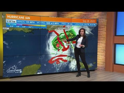 Hurricane Ian hours from making landfall in Florida Wednesday morning