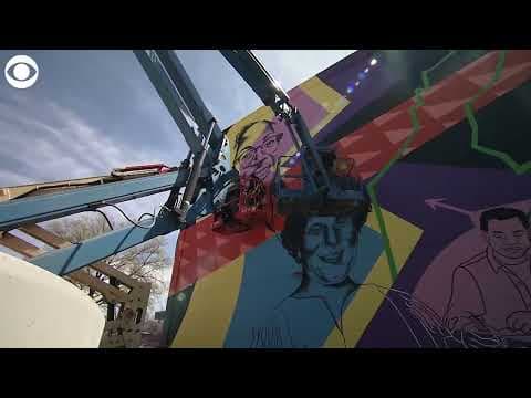 Artist paints mural honoring Judge Ketanji Brown Jackson in Washington D.C.