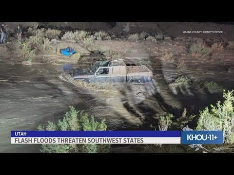 Flash flooding threatening southwest United States