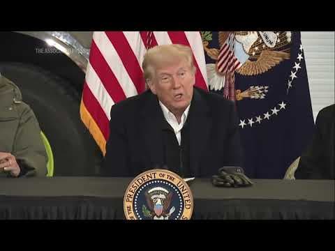 Trump says he's considering 'getting rid of FEMA' as he visits hurricane-damaged North Carolina