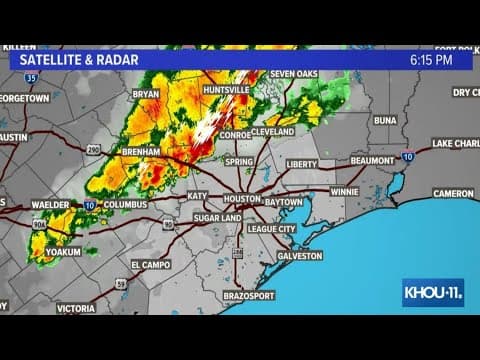 Track today's storms on live streaming radar