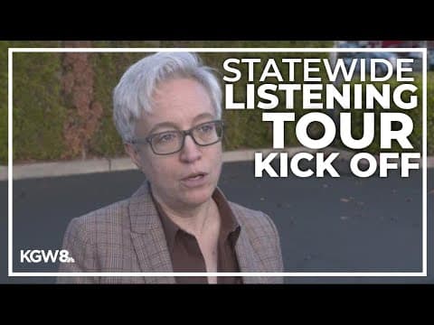 Oregon Governor-elect Tina Kotek kicks off her Oregon statewide listening tour