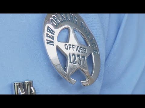 NOPD recruit shares his family's backstory which landed him on the force