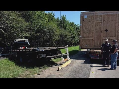 Tow truck driver seriously injured after getting hit by his own wrecker