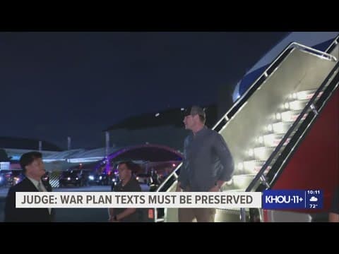 Judge says messages in Signal group chat need to be preserved