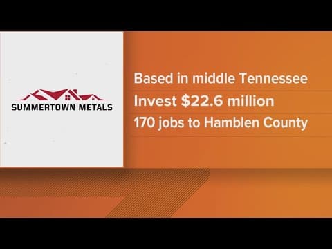 Metal company brings 170 jobs to Morristown