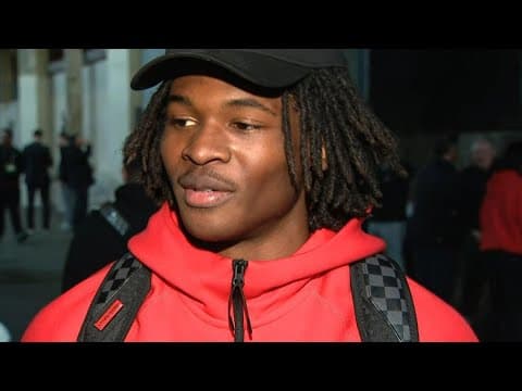Jeremiah Smith postgame interview | Ohio State vs. Oregon in the Rose Bowl
