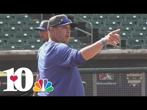 Tennessee Smokies manager Michael Ryan speaks ahead of opening day game