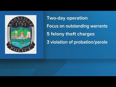 11 people facing charges in property crime sweep