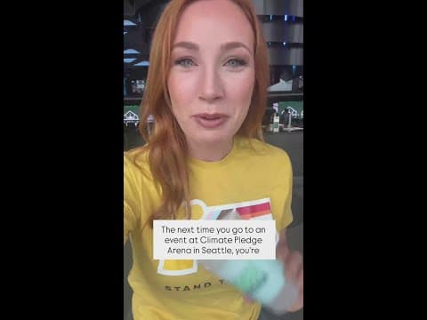 Reusable cups: Climate Pledge Arena, other Seattle venues make small-but-mighty sustainability chang