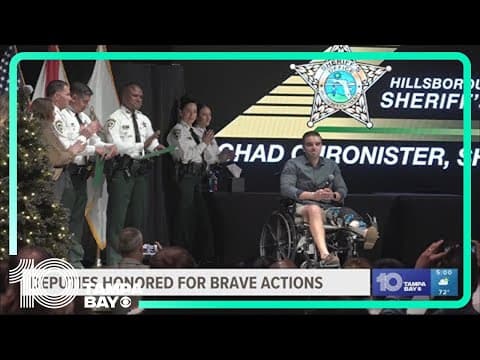Hillsborough County deputies honored for brave actions
