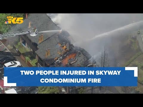 2 injured in Skyway condominium fire