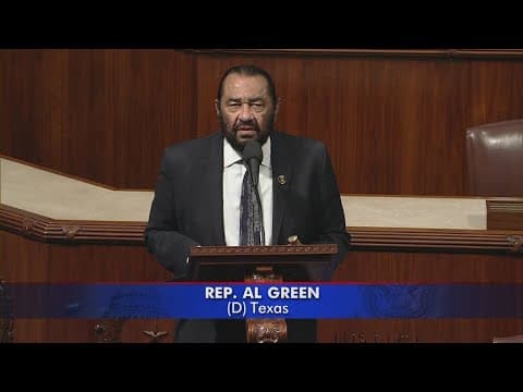 Houston U.S. Rep. Al Green calls for the impeachment of President Donald Trump for Gaza proposal