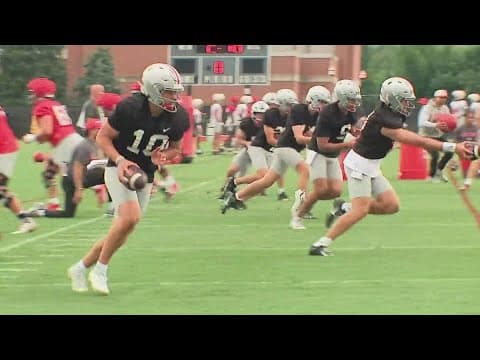 Hearing from Ohio State players battling for QB1 spot