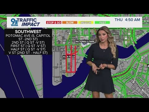 Road closures in place to assist with DCA plane crash response