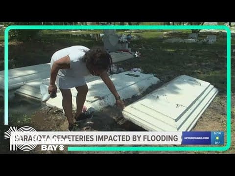 Rainfall, sewage overflow disrupts Sarasota cemetery