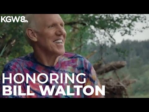 Blazers, fans honor Hall of Famer Bill Walton with tie-dye tribute night