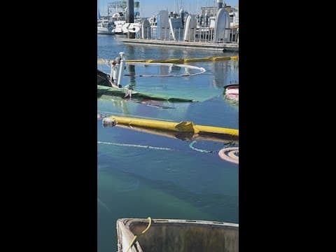 Sinking tugboat leaks thousands of gallons of diesel fuel into Puget Sound