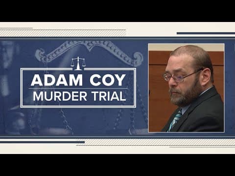 Use of force expert called to testify in Adam Coy's murder trial