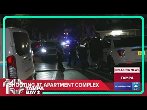 Shooting investigation at Tampa apartment complex