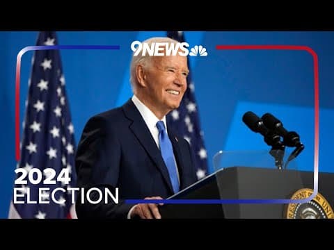 Election 2024: President Biden holds press conference amid calls to drop out