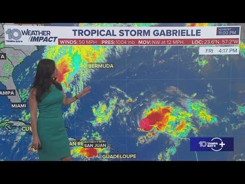 Tracking the Tropics: Tropical Storm Gabrielle expected to become hurricane this weekend
