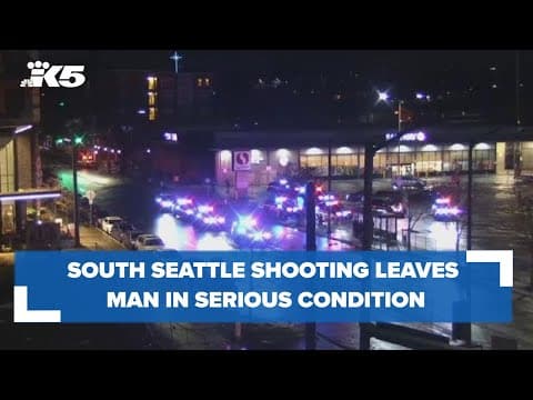 South Seattle shooting leaves 27-year-old man in 'serious condition'