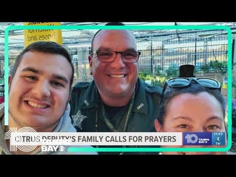 Family of Citrus County Deputy Andy Lahera calls for prayers as he battles 'disorder of consciousnes