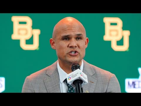 Big 12 Media Days | Baylor Head Coach Dave Aranda talks improvement, season opener, and more