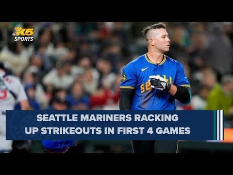 Mariners striking out more to begin 2024 season depsite offseason focus