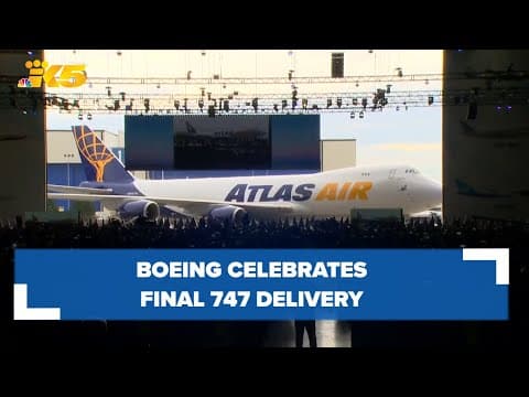 Boeing celebrates final 747 delivery