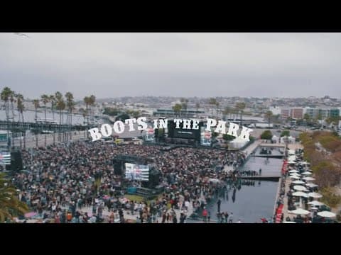 Country music's biggest stars return to Downtown San Diego for 'Boots in the Park'