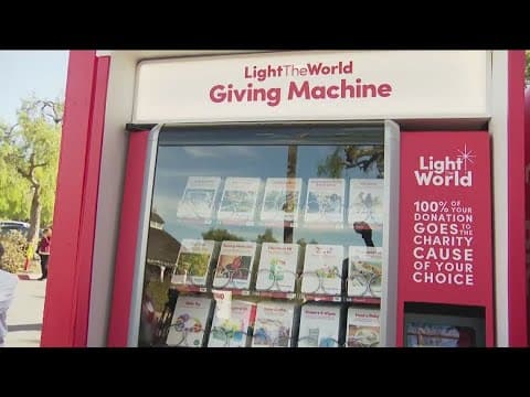 Giving this holiday season through a vending machine