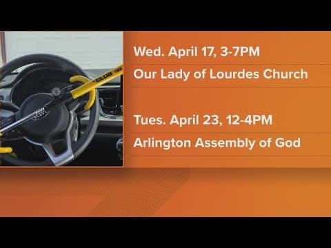 Arlington County Police will give away free steering wheel locks starting April 17th