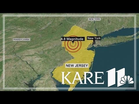 Earthquake centered near New York City rattles much of the Northeast