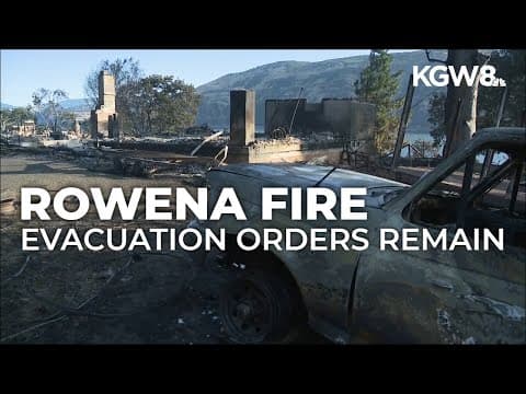 Rowena Fire near The Dalles at 5% containment