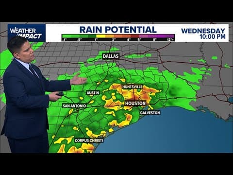 Rain chances returning to Houston after cool, dry weather