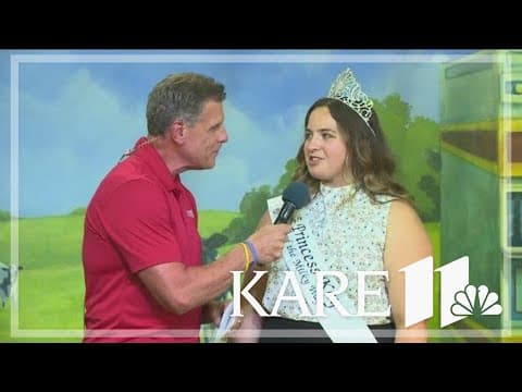 Princess Kay of the Milky Way stops by the KARE 11 Barn