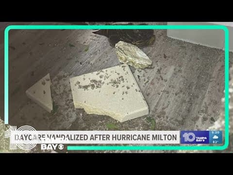 Daycare in New Port Richey vandalized after Milton; officials investigating