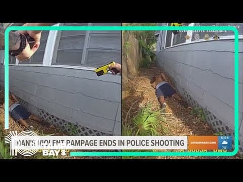 New video released in police shootout with suspect in multiple shootings in St. Pete