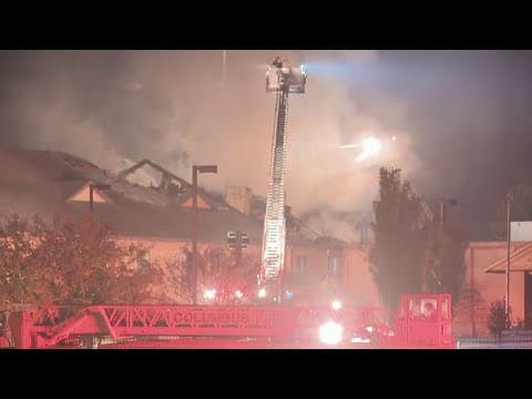 Crews battle fire at abandoned water park in east Columbus