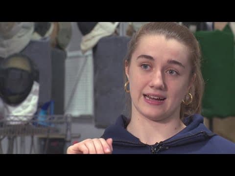 Teen fencer on Team USA | 2024 Paris Olympics