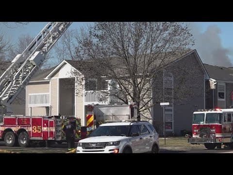 18 displaced, 2 firefighters hurt after south Indianapolis apartment fire