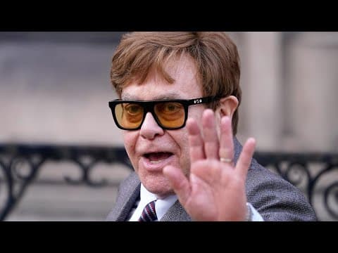 Elton John tells audience at new musical he has lost his vision