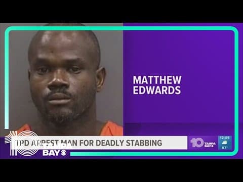 Man connected to deadly stabbing arrested in Tampa