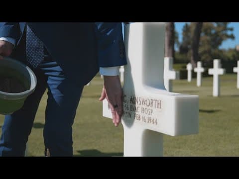 WW2 Army nurse draws visitors in Italy ahead of Memorial Day